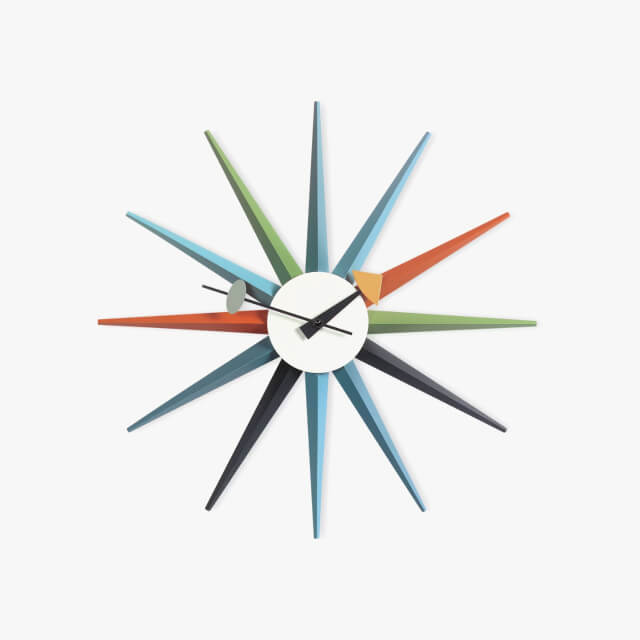 Nelson Sunburst Clock