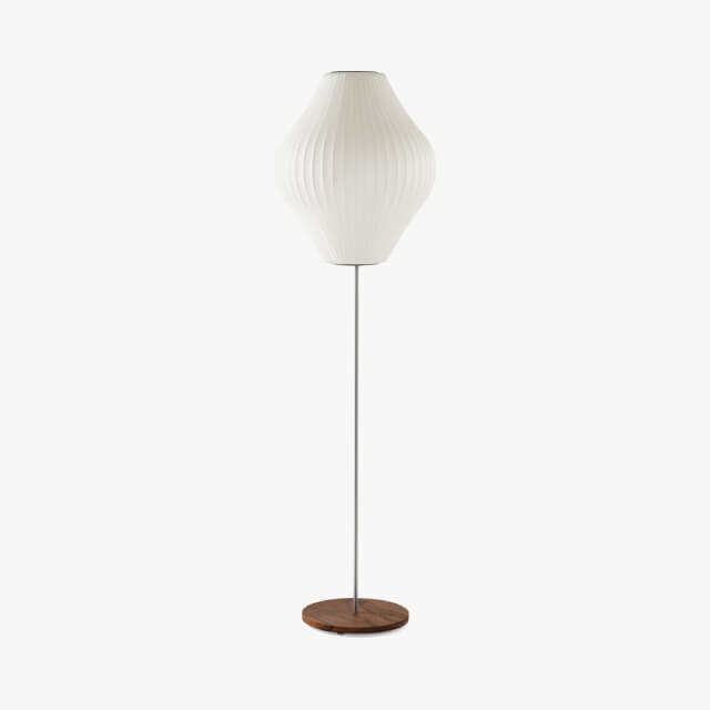 Nelson Pear Lotus Floor Lamp