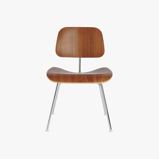 Eames Molded Plywood Dining Chair Metal Base (DCM)