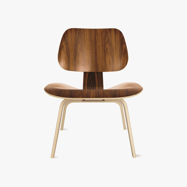 Eames Molded Plywood Lounge Chair Wood Base (LCW)